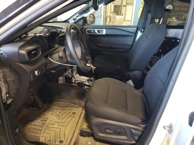1FM5K8AB8MGB35301 - 2021 FORD EXPLORER POLICE INTERCEPTOR WHITE photo 7