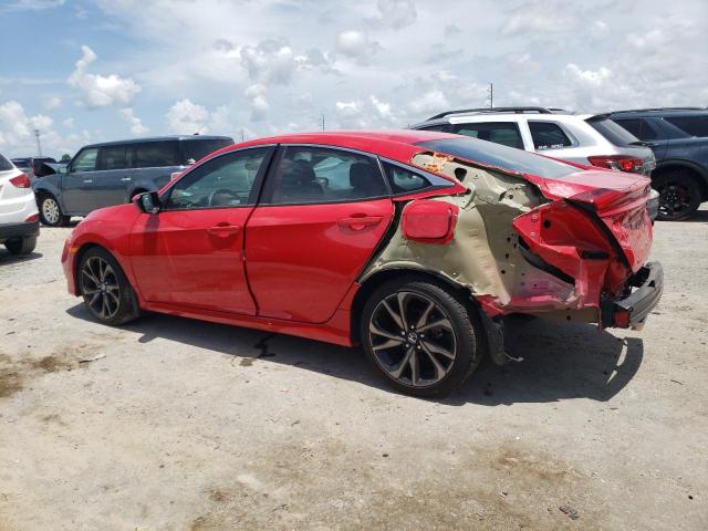 2HGFC2F84LH593857 - 2020 HONDA CIVIC SPORT 红色 照片 2