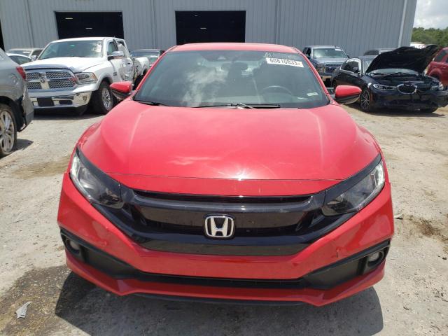 2HGFC2F84LH593857 - 2020 HONDA CIVIC SPORT 红色 照片 5