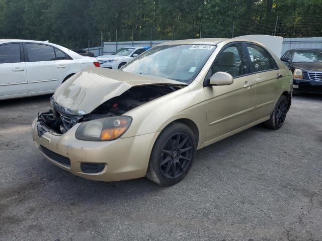 KNAFE221395651469 - 2009 KIA SPECTRA EX BEIGE photo 1