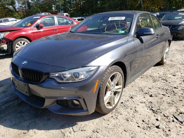 WBA4U1C59H5A16165 - 2017 BMW 440XI GRAY photo 2