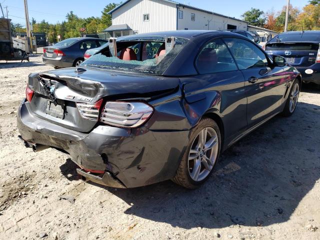 WBA4U1C59H5A16165 - 2017 BMW 440XI GRAY photo 4