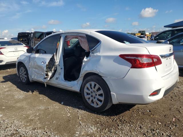 3N1AB7AP1KY363177 - 2019 NISSAN SENTRA S WHITE photo 2