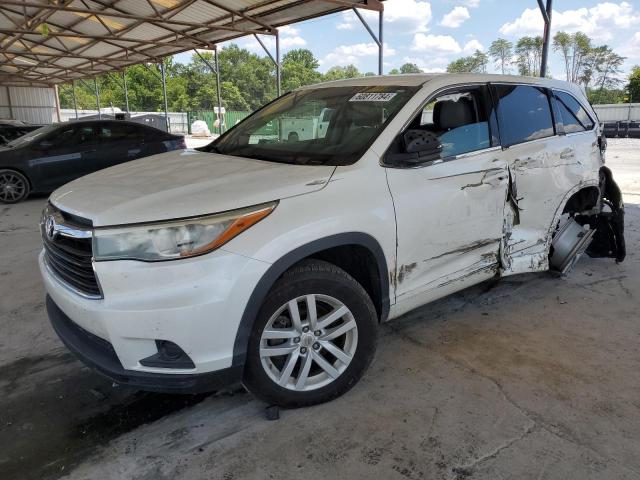 5TDZKRFH4FS062882 - 2015 TOYOTA HIGHLANDER LE WHITE photo 1