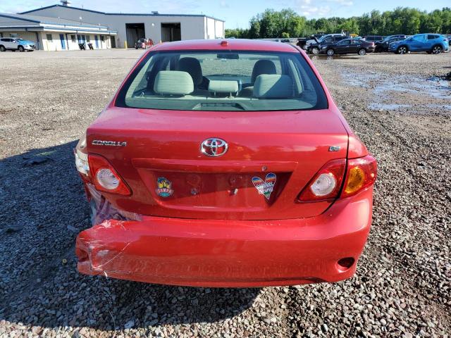 2T1BU4EEXAC473498 - 2010 TOYOTA COROLLA BASE RED photo 6