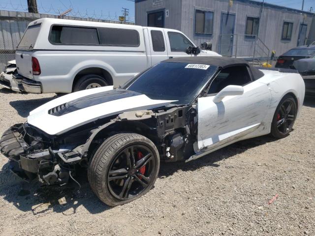 1G1YB3D76H5105557 - 2017 CHEVROLET CORVETTE STINGRAY 1LT WHITE photo 1