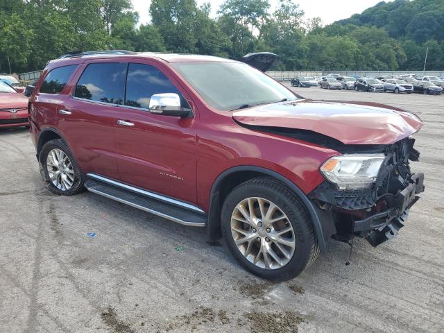 1C4RDJEG6FC148085 - 2015 DODGE DURANGO CITADEL BURGUNDY photo 4