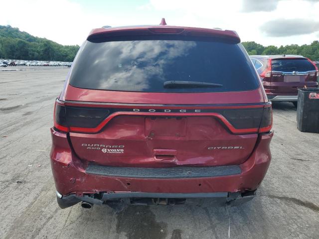 1C4RDJEG6FC148085 - 2015 DODGE DURANGO CITADEL BURGUNDY photo 6