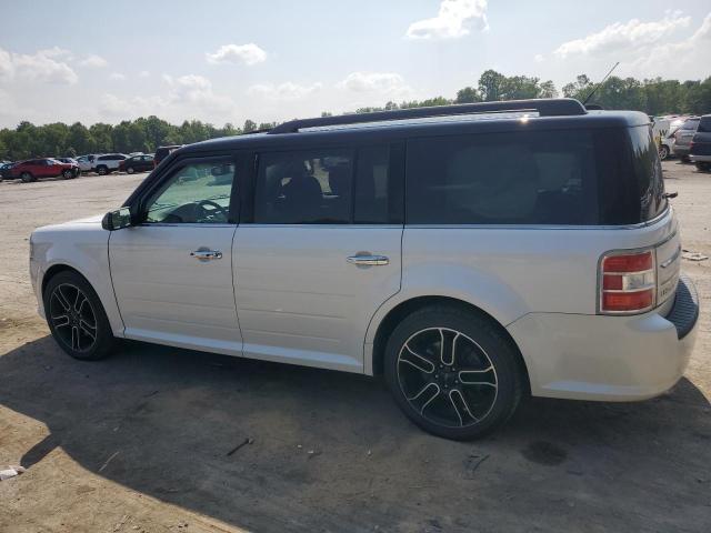 2FMHK6DT7EBD11463 - 2014 FORD FLEX LIMITED WHITE photo 2