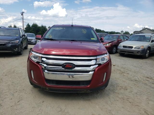 2FMDK4JC8DBC44247 - 2013 FORD EDGE SEL RED photo 5