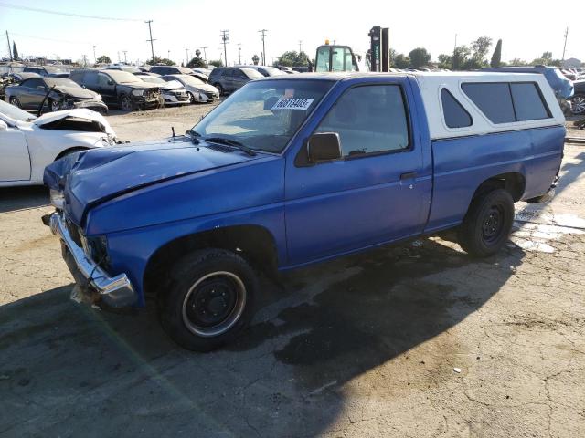 1N6SD11S0MC417459 - 1991 NISSAN TRUCK SHORT WHEELBASE BLUE photo 1