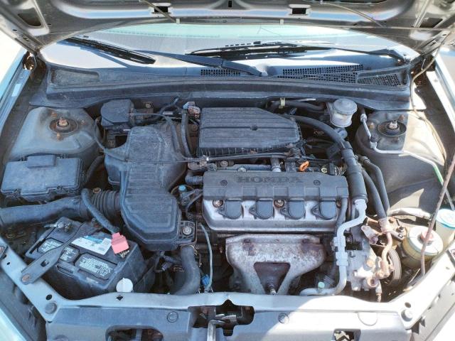 2HGES16504H509789 - 2004 HONDA CIVIC LX GRAY photo 7