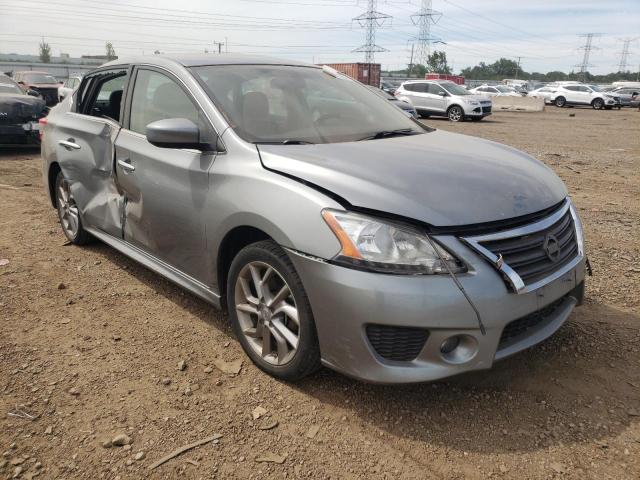 3N1AB7AP8DL698937 - 2013 NISSAN SENTRA S GRAY photo 4