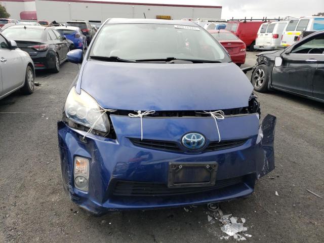 JTDKN3DU7A0105130 - 2010 TOYOTA PRIUS BLUE photo 5