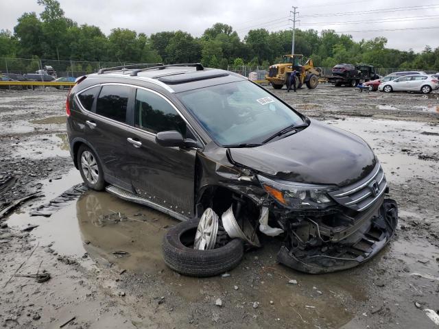 5J6RM4H72EL010968 - 2014 HONDA CR-V EXL BROWN photo 4