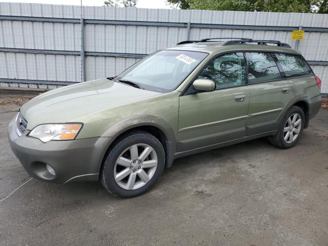 4S4BP62C667342143 - 2006 SUBARU LEGACY OUTBACK 2.5I LIMITED GREEN photo 1