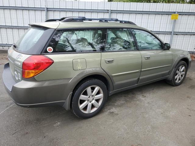 4S4BP62C667342143 - 2006 SUBARU LEGACY OUTBACK 2.5I LIMITED GREEN photo 3