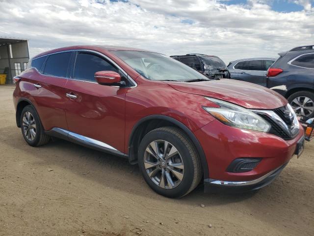 5N1AZ2MHXFN253470 - 2015 NISSAN MURANO S RED photo 4