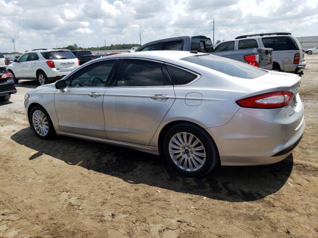 3FA6P0LU4FR254510 - 2015 FORD FUSION SE HYBRID SILVER photo 2