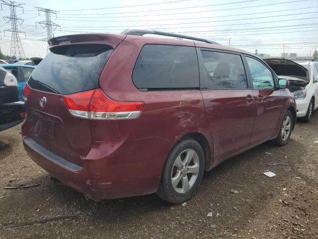 5TDKK3DC3CS208660 - 2012 TOYOTA SIENNA LE MAROON photo 3