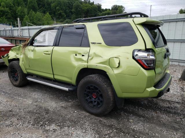 JTELU5JR1N6063605 - 2022 TOYOTA 4RUNNER SR5 PREMIUM GREEN photo 2