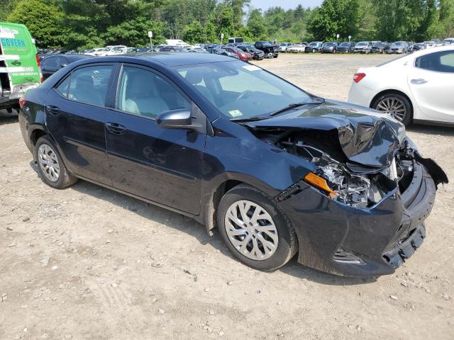 2T1BURHE0KC194555 - 2019 TOYOTA COROLLA L BLUE photo 4