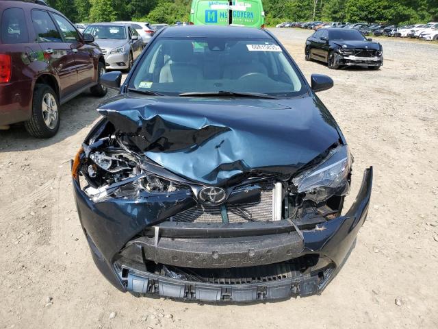 2T1BURHE0KC194555 - 2019 TOYOTA COROLLA L BLUE photo 5