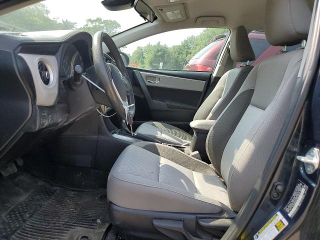 2T1BURHE0KC194555 - 2019 TOYOTA COROLLA L BLUE photo 7