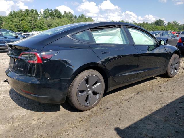 5YJ3E1EB0NF319860 - 2022 TESLA MODEL 3 BLACK photo 3