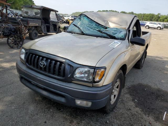 5TENL42N72Z134455 - 2002 TOYOTA TACOMA BEIGE photo 1