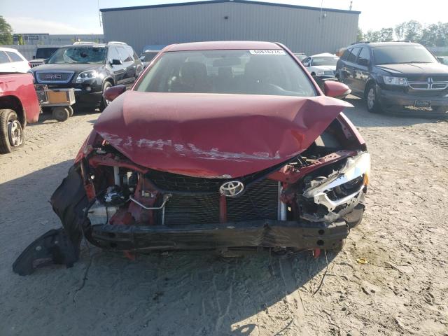 2T1BURHE5EC127390 - 2014 TOYOTA COROLLA L RED photo 5