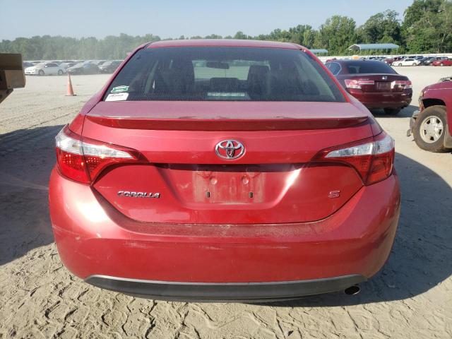 2T1BURHE5EC127390 - 2014 TOYOTA COROLLA L RED photo 6