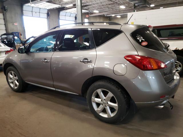 JN8AZ18W39W205982 - 2009 NISSAN MURANO S GRAY photo 2