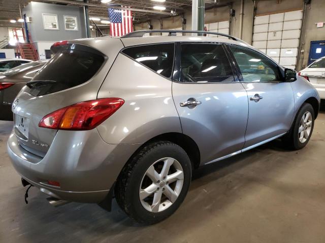 JN8AZ18W39W205982 - 2009 NISSAN MURANO S GRAY photo 3