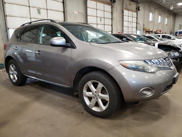 JN8AZ18W39W205982 - 2009 NISSAN MURANO S GRAY photo 4