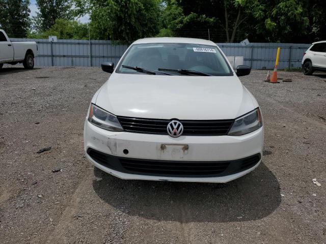 3VW2K7AJ8BM025941 - 2011 VOLKSWAGEN JETTA BASE WHITE photo 5