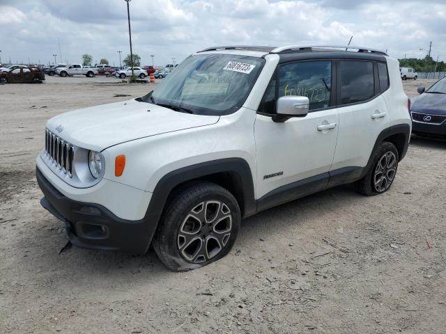 ZACCJBDT0FPB70730 - 2015 JEEP RENEGADE LIMITED WHITE photo 1