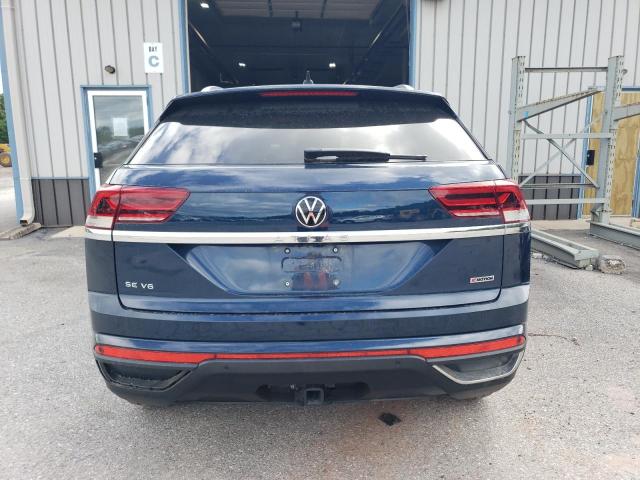 1V2KE2CA3MC208337 - 2021 VOLKSWAGEN ATLAS CROS SE BLUE photo 6