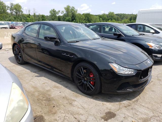 ZAM57RTS9H1249918 - 2017 MASERATI GHIBLI S BLACK photo 4