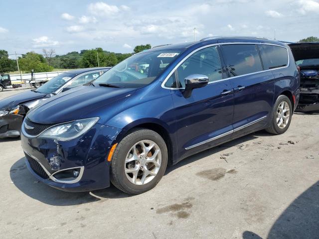 2C4RC1GG9HR512607 - 2017 CHRYSLER PACIFICA LIMITED BLUE photo 1