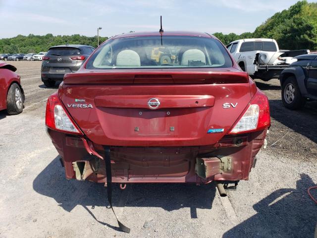 3N1CN7AP7GL872727 - 2016 NISSAN VERSA S RED photo 6