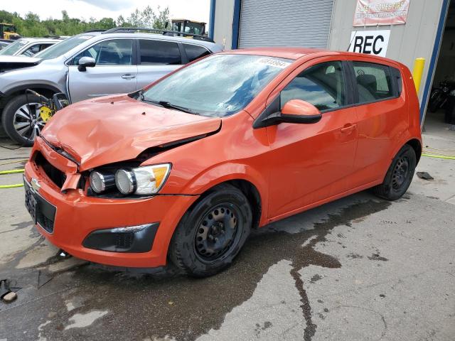 1G1JA6SG8D4218323 - 2013 CHEVROLET SONIC LS ORANGE photo 1