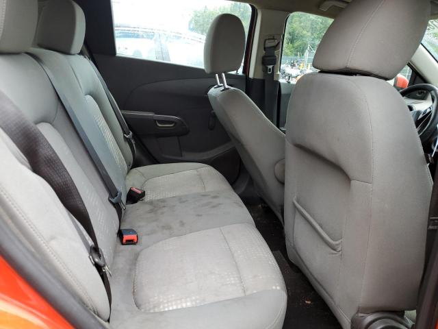 1G1JA6SG8D4218323 - 2013 CHEVROLET SONIC LS ORANGE photo 10