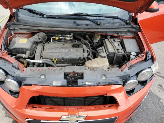 1G1JA6SG8D4218323 - 2013 CHEVROLET SONIC LS ORANGE photo 11