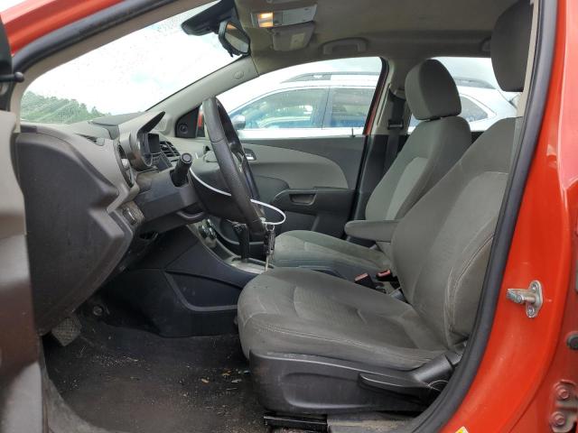1G1JA6SG8D4218323 - 2013 CHEVROLET SONIC LS ORANGE photo 7
