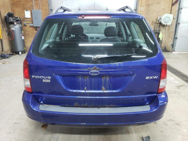 1FAHP36N16W198716 - 2006 FORD FOCUS ZXW BLUE photo 6