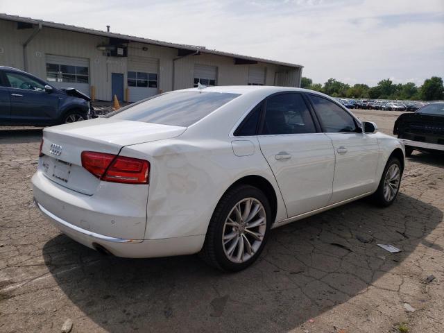 WAUAGAFD4EN010151 - 2014 AUDI A8 QUATTRO WHITE photo 3