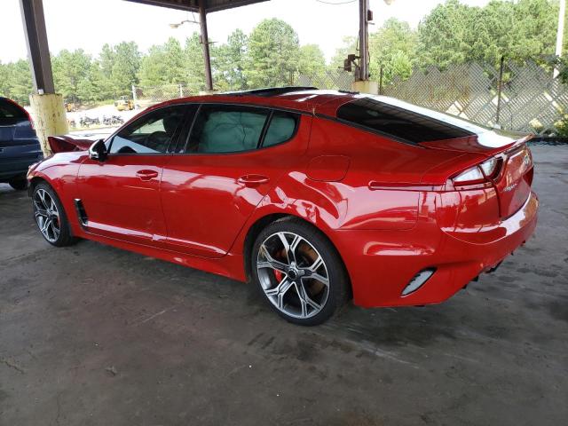 KNAE55LC7J6012653 - 2018 KIA STINGER GT2 RED photo 2