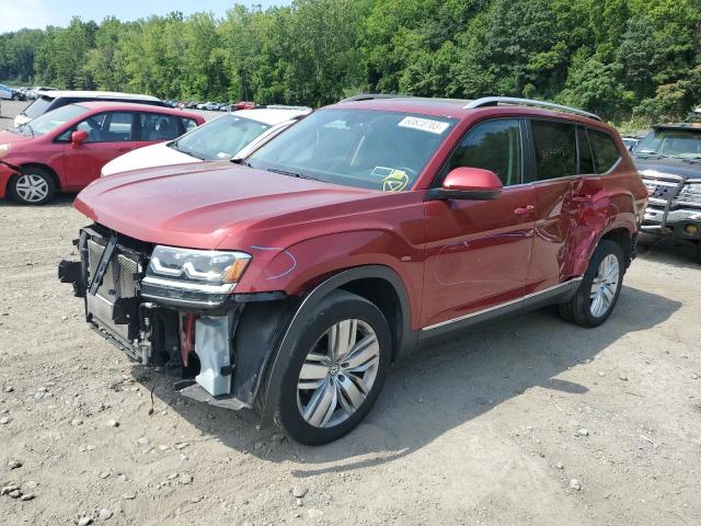 1V2MR2CA0KC519878 - 2019 VOLKSWAGEN ATLAS SEL RED photo 1