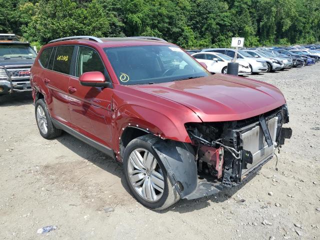 1V2MR2CA0KC519878 - 2019 VOLKSWAGEN ATLAS SEL RED photo 4